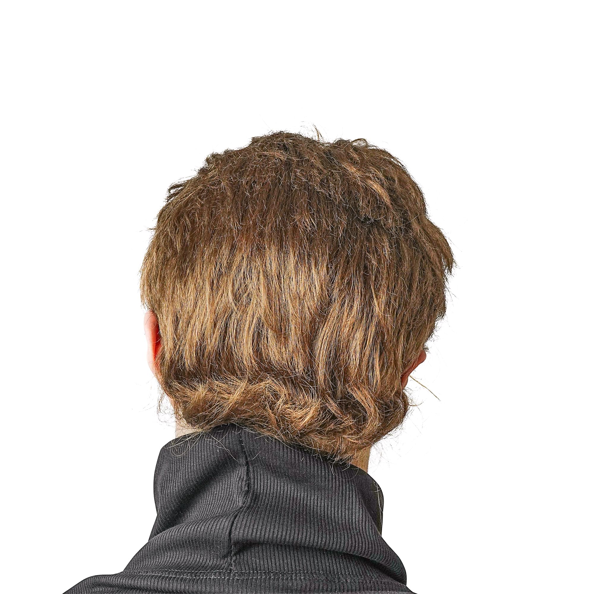 Light Brown Biker Boy Adult Costume Wig | One Size - Image 4