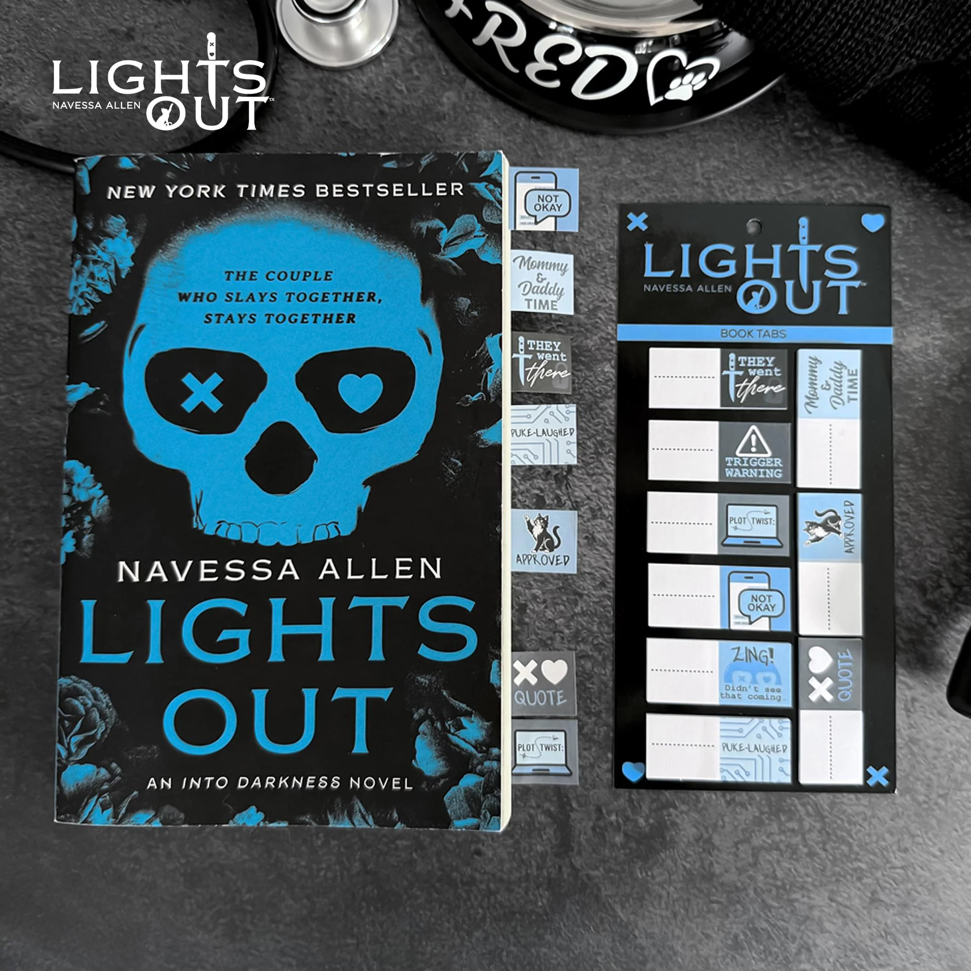 Lights Out Annotation Book Flag Set Of 30 - Image 3