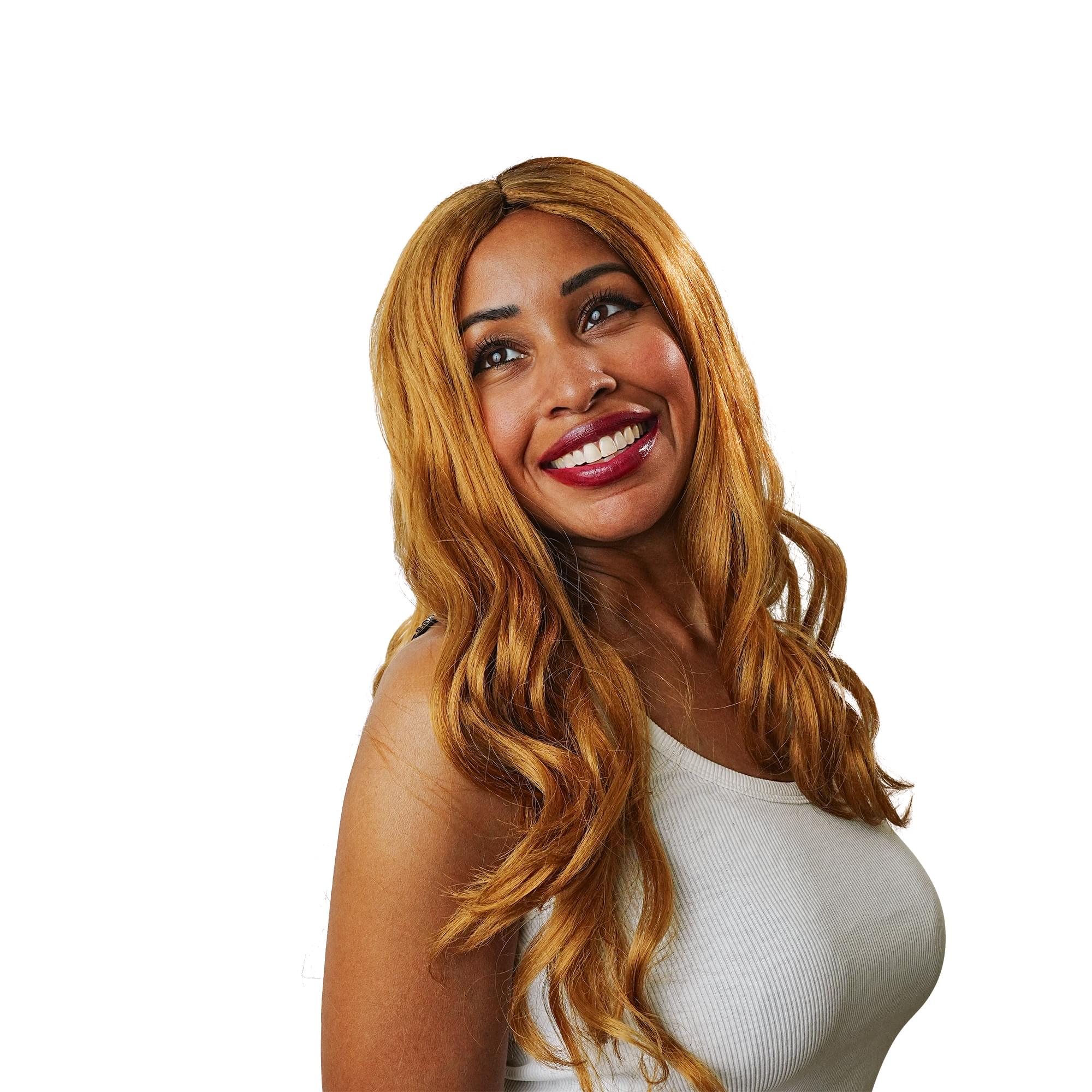 Lindsay Copper Adult Costume Wig | One Size - Image 5