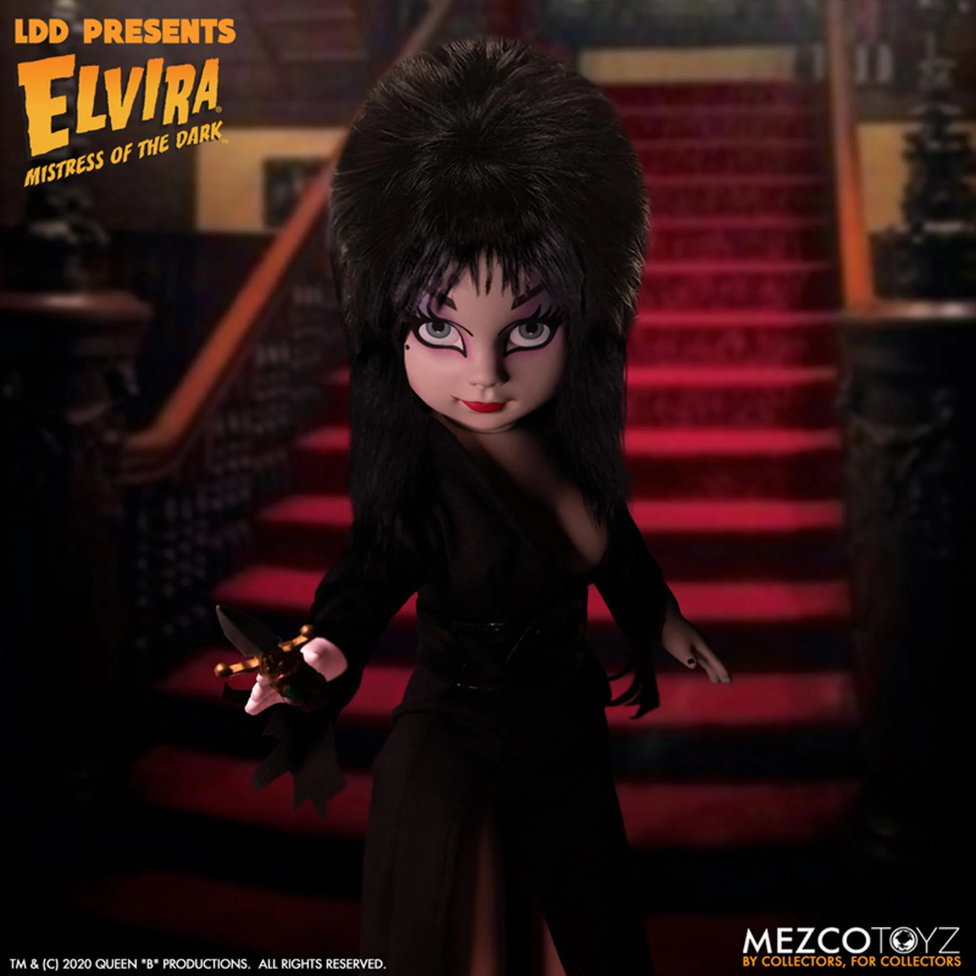 Living Dead Dolls Presents Elvira Mistress of the Dark 10 Inch Collectible Doll - Image 6