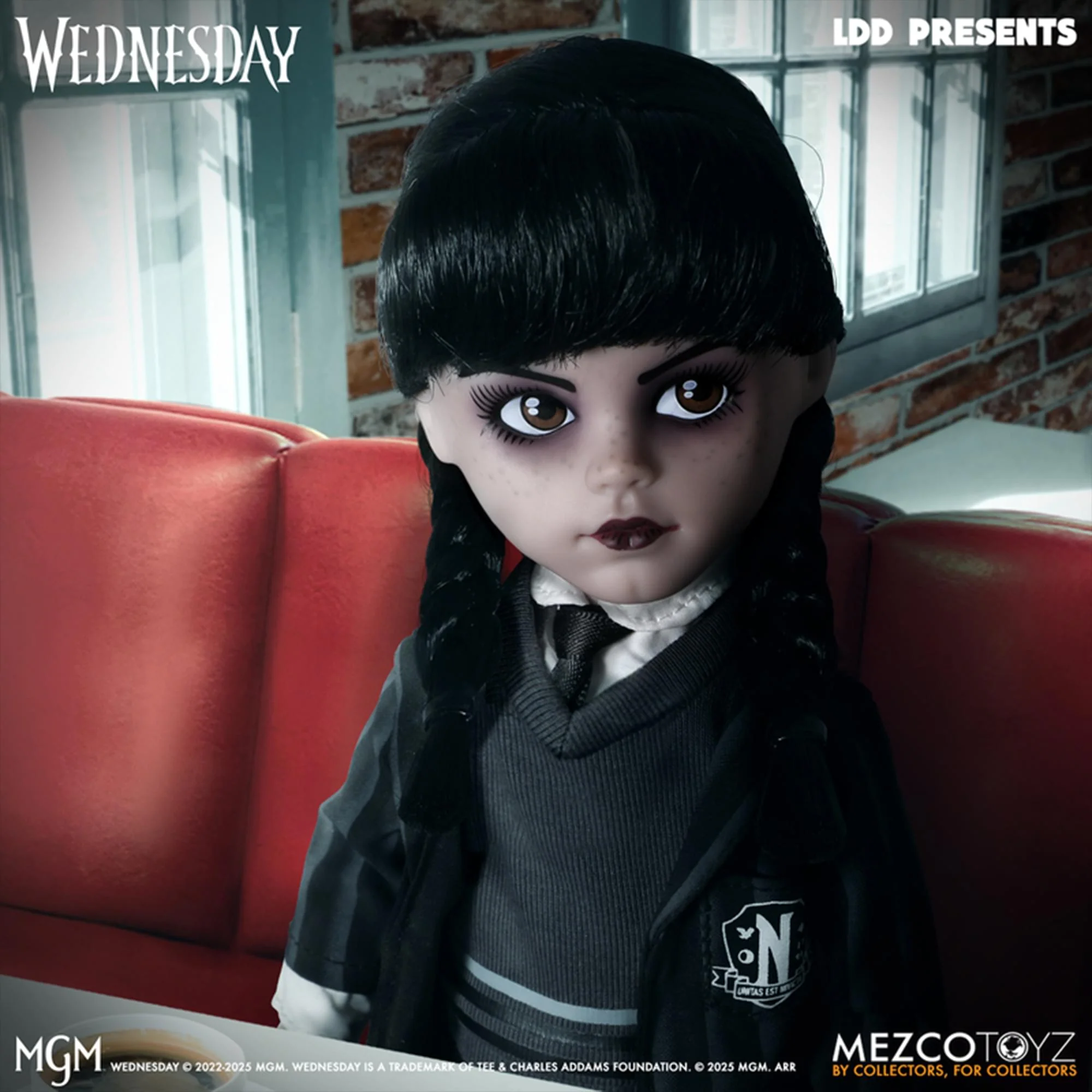 Living Dead Dolls Presents Wednesday, Nevermore Academy Uniform - Image 3