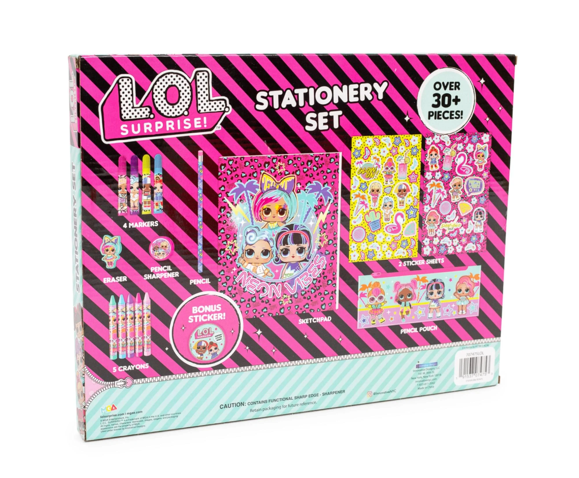LOL OMG 30 Piece Stationery Set | Over 30+ Pieces - Image 3