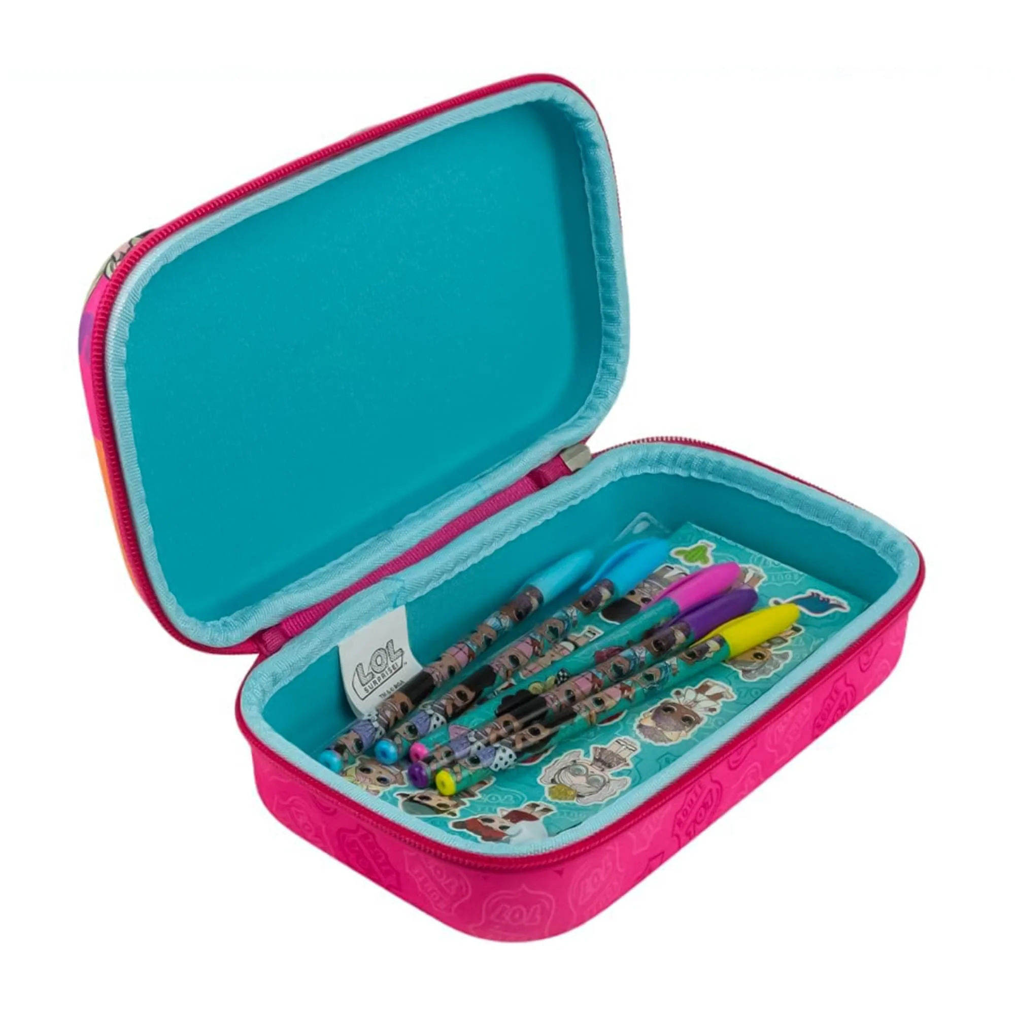 LOL Surprise Dolls Pencil Case Set | With LOL Stickers and Gel Pens - Image 6