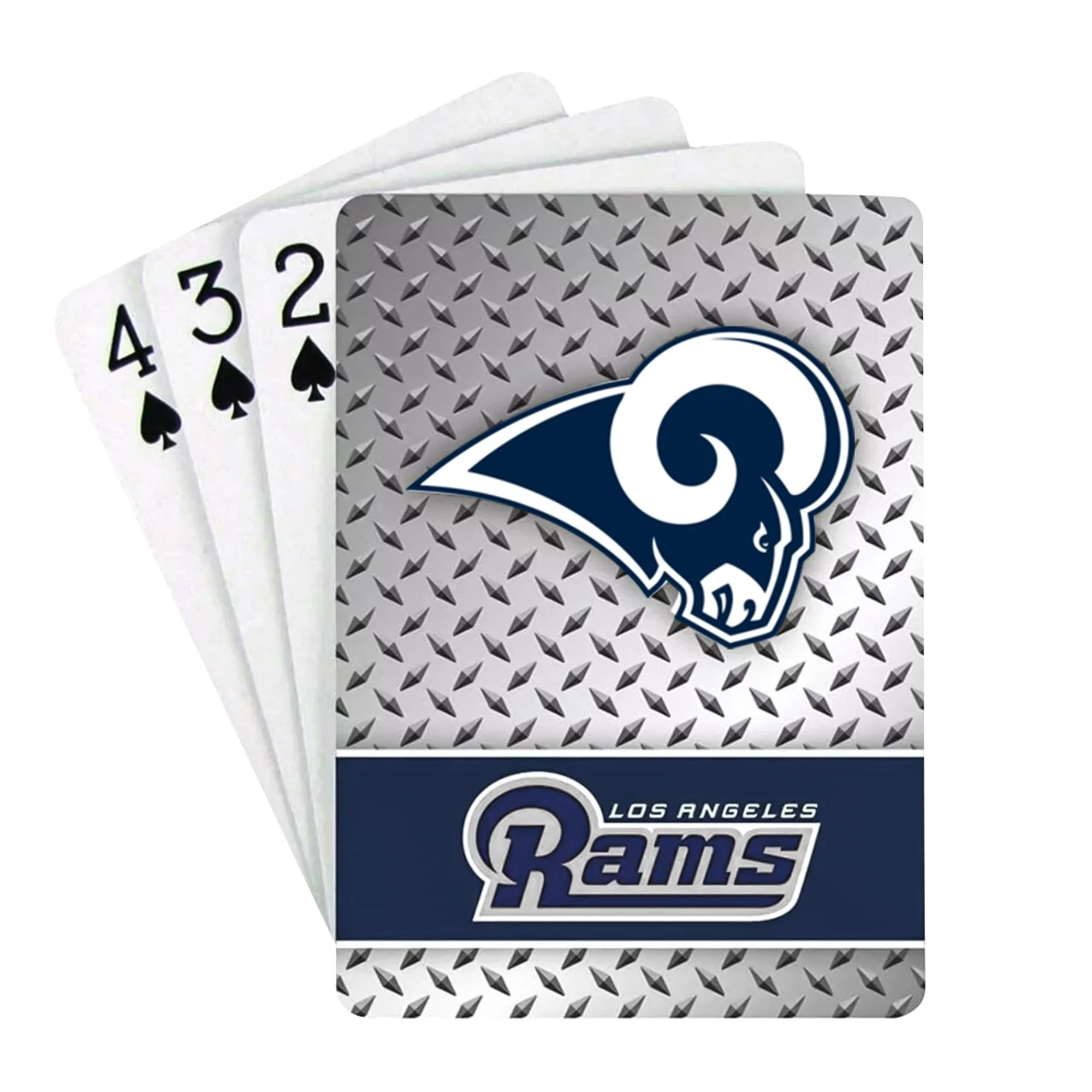 Los Angeles Rams (Old Logo) NFL Diamond Plate Playing Cards - Image 3