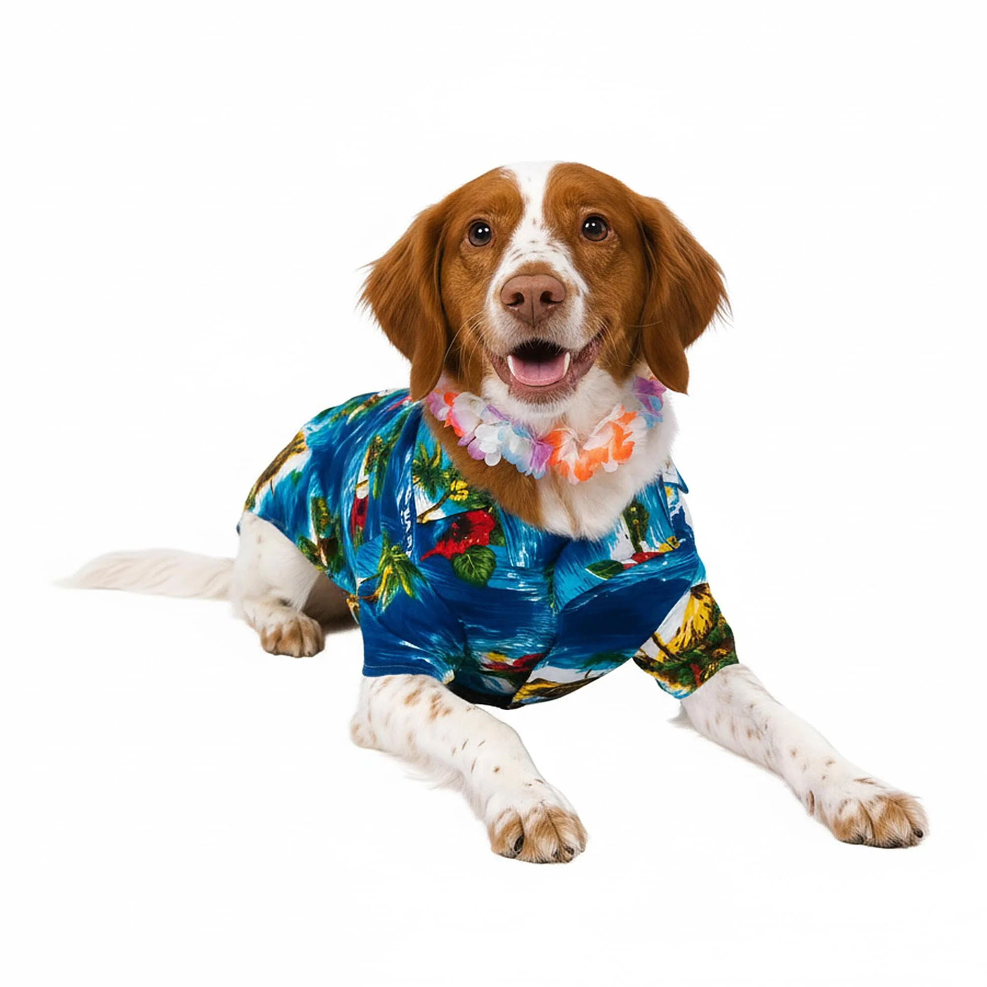 Luau Dog Back, Chest Adult Costume - Image 8