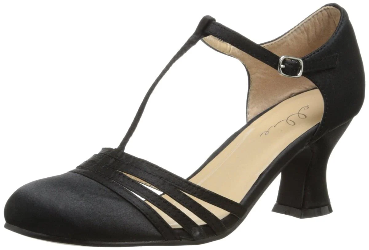 Lucille Womens Black Costume Shoes - Image 10