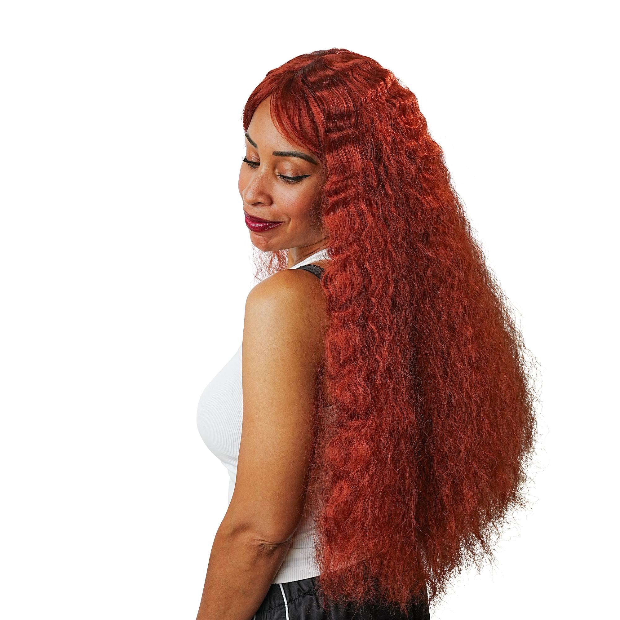 Lucky Babe Adult Costume Wig - Image 6