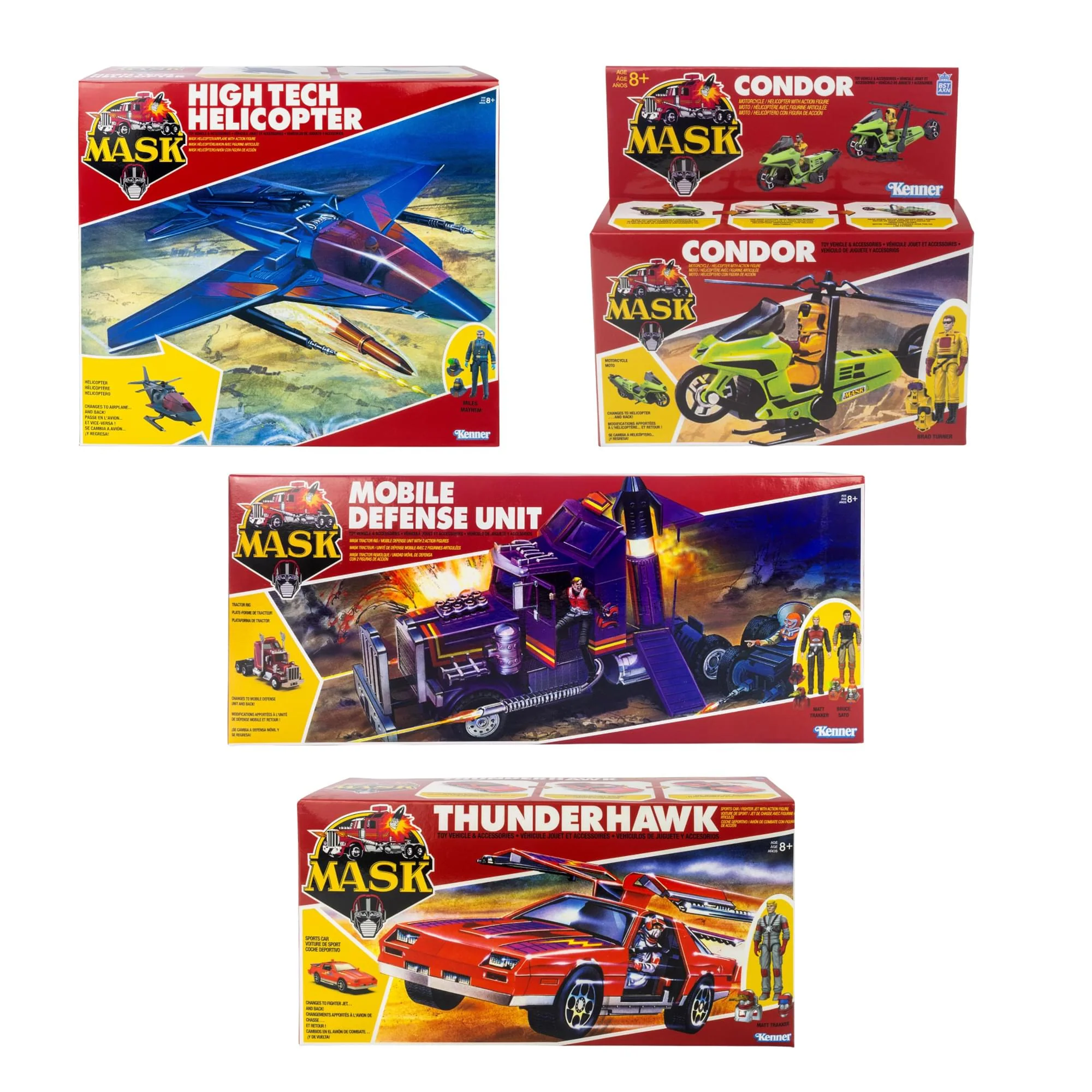 M.A.S.K. Deluxe Air and Land Tactical 4-Vehicle Collection | Set of 4 - Image 2