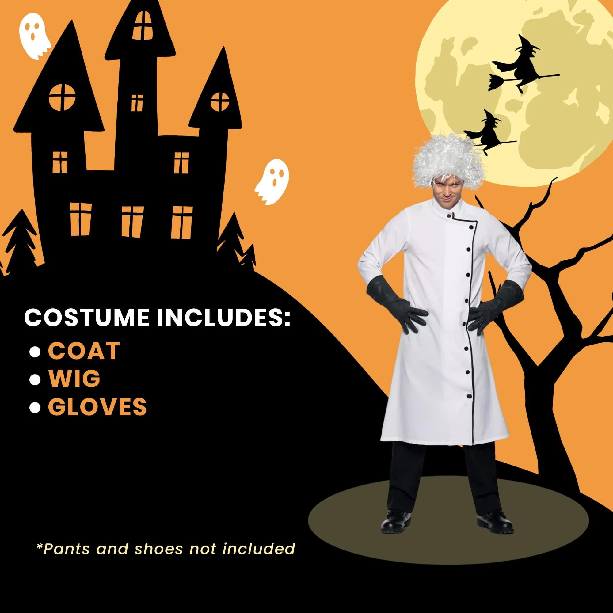 Mad Scientist Adult Costume - Image 4