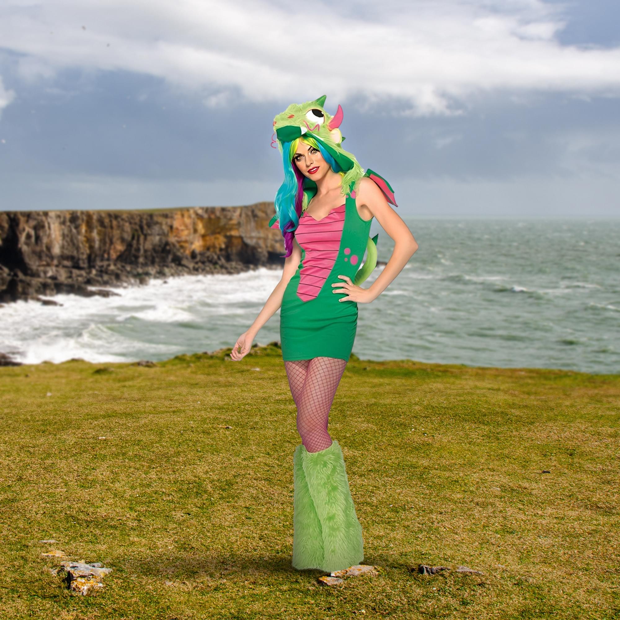 Magic Dragon Adult Women's Costume - Image 3