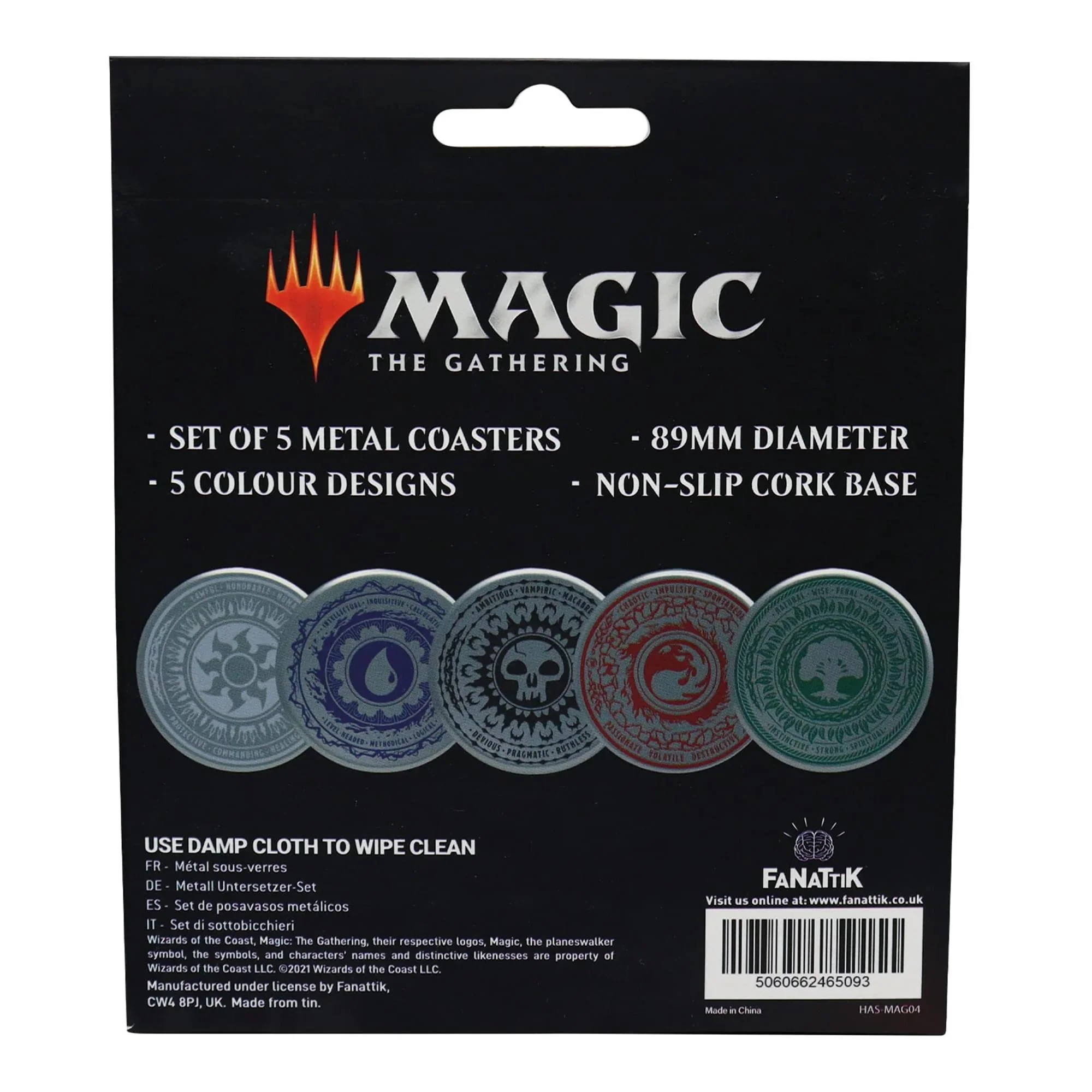 Magic The Gathering 5-Piece Mana Symbols Drink Coaster Set - Image 9