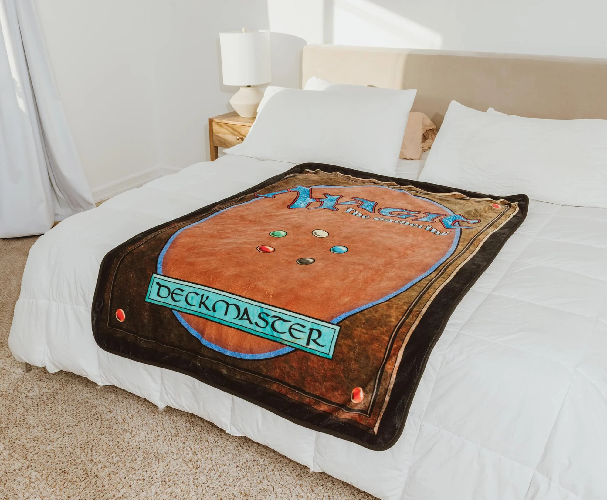 Magic: The Gathering Black Lotus Card Double-Sided Fleece Throw Blanket | 45 x 60 Inches - Image 4