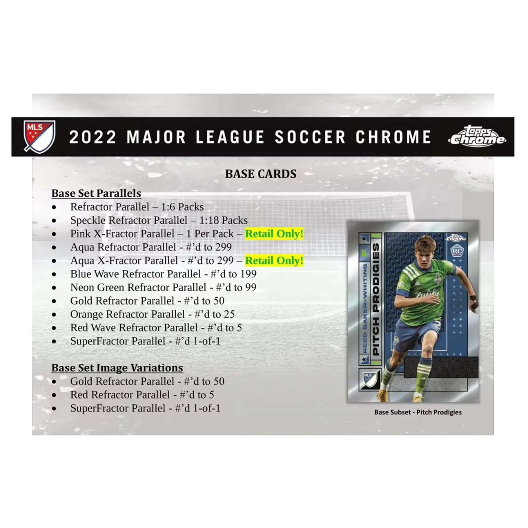 Major League Soccer 2022 Topps Chrome Blaster | 6 Packs - Image 4