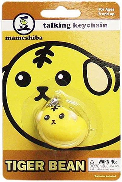 Mameshiba Talking Keychain Tiger Bean