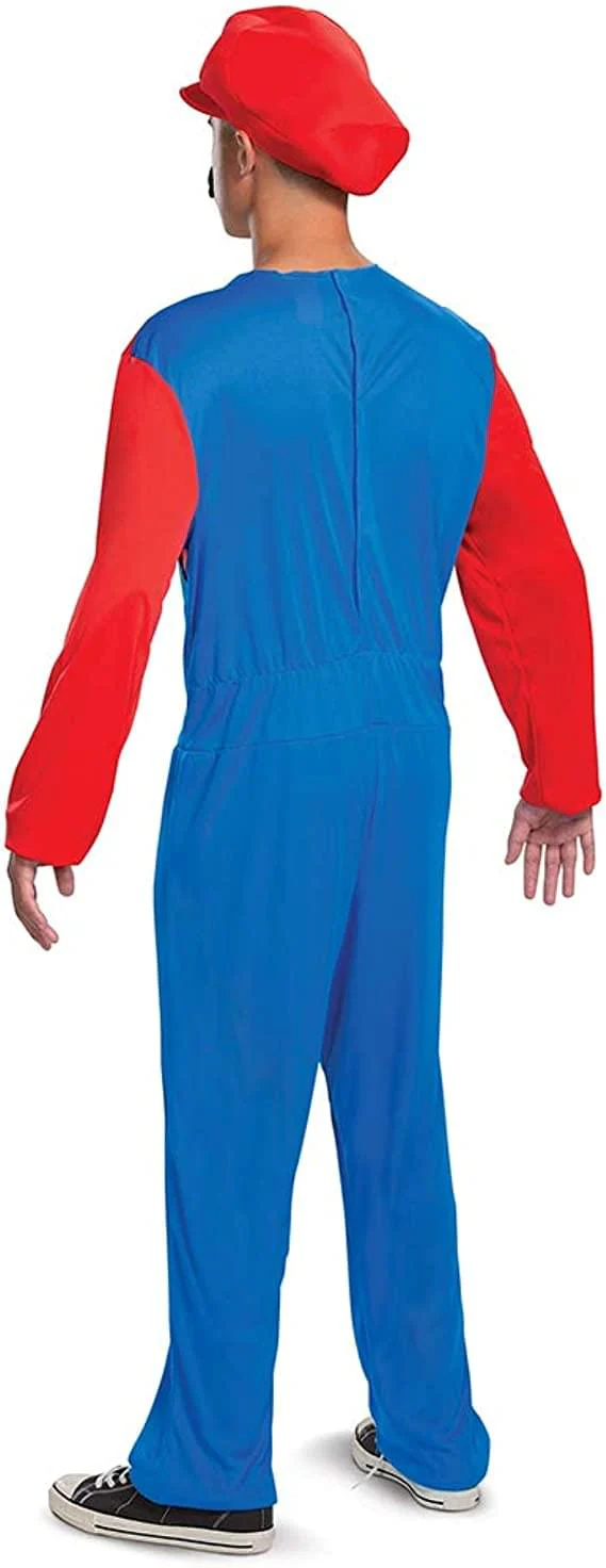 Super Mario Bros. Mario Classic Adult Costume - Image 2