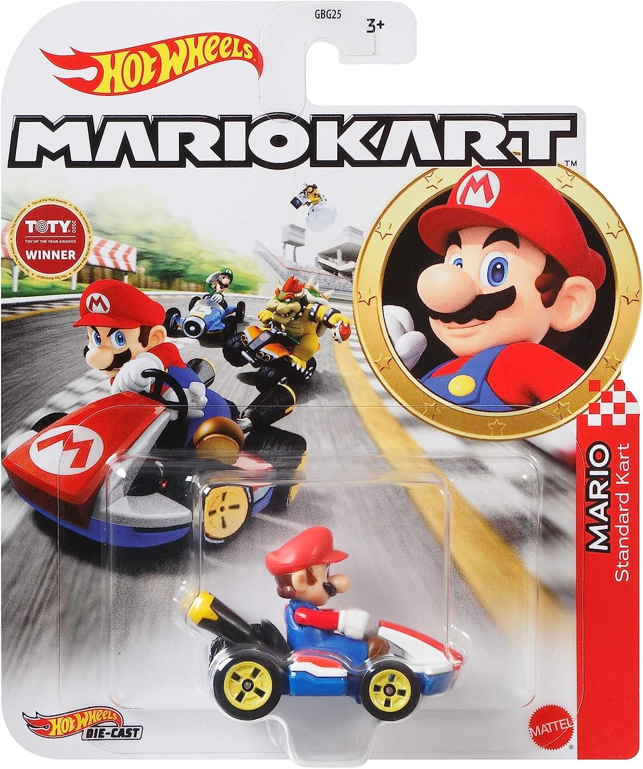 Mario Kart Hot Wheels 1:64 Diecast Car | Mario - Image 3