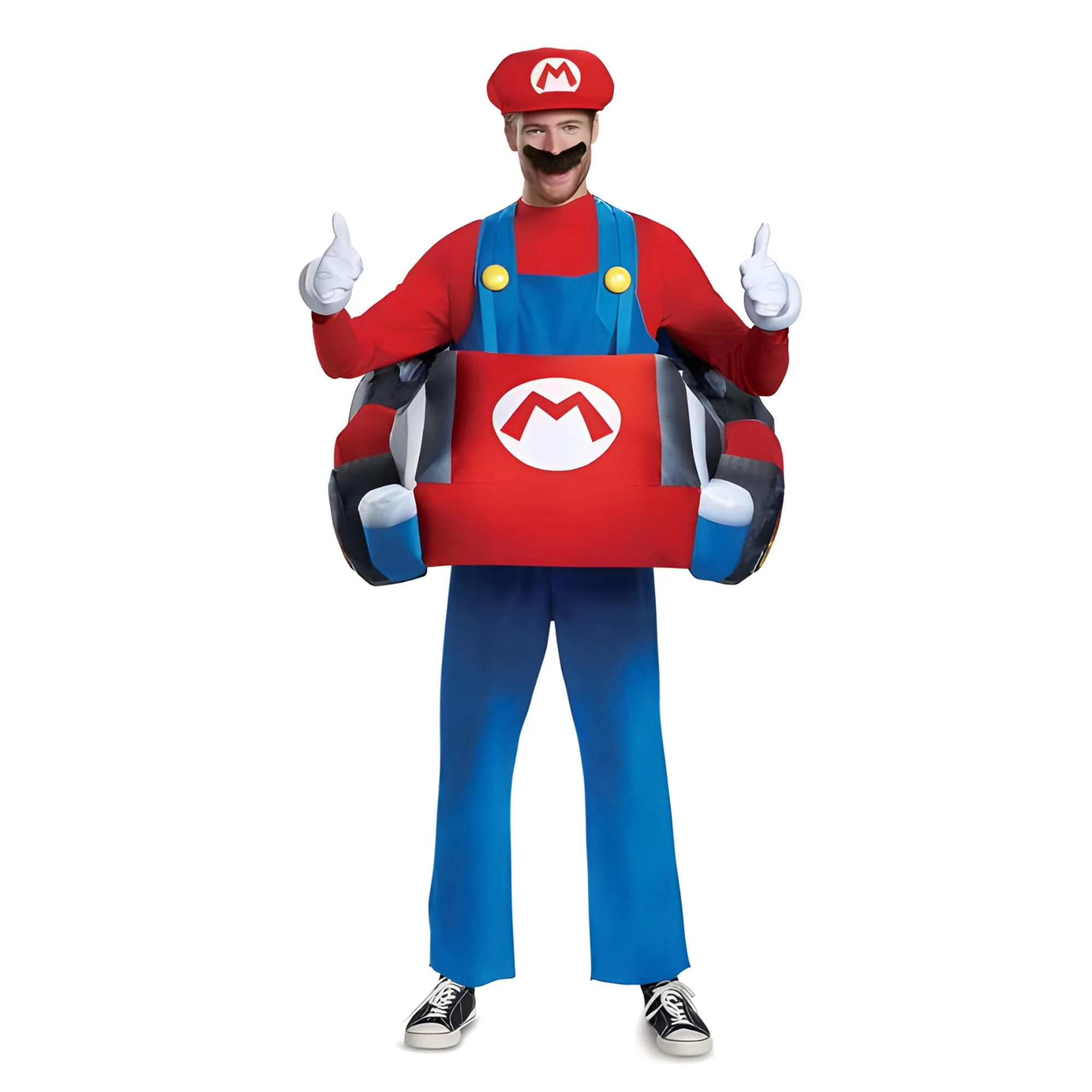 Mario Kart Mario Inflatable Adult Costume | One Size - Image 3