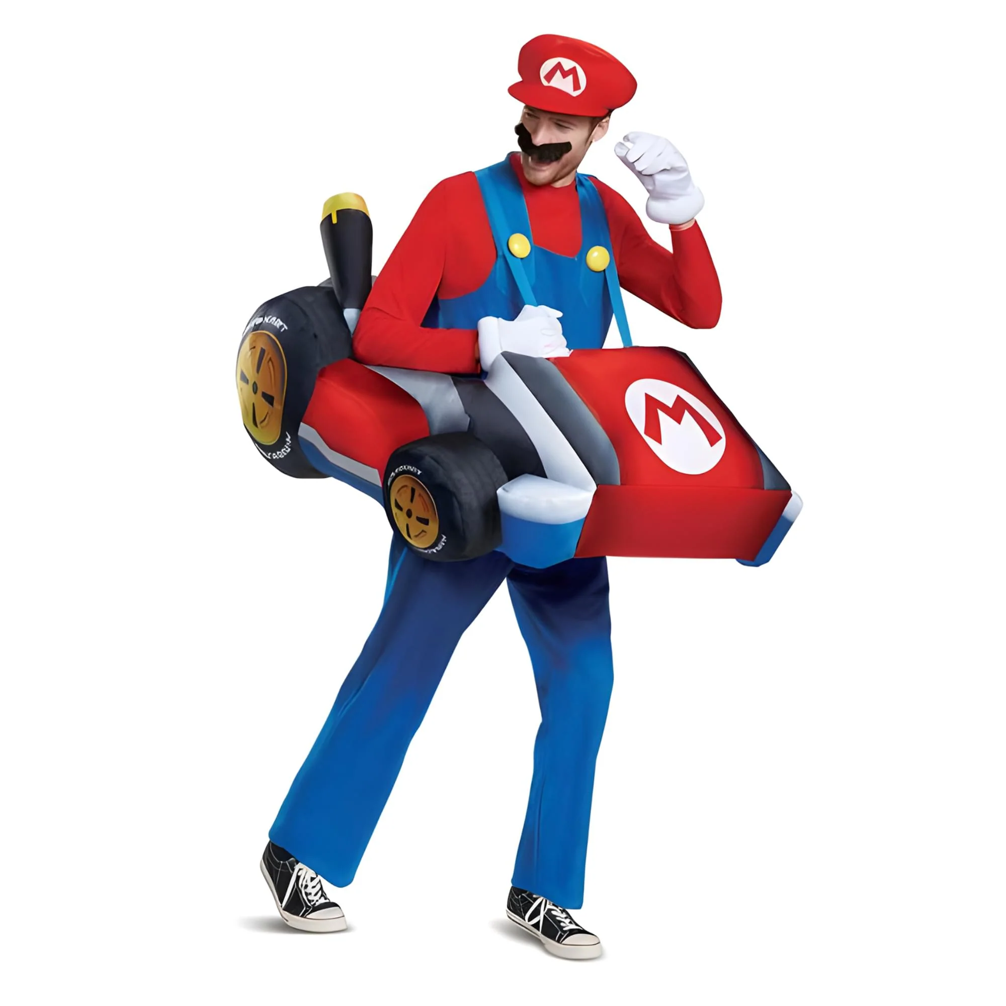 Mario Kart Mario Inflatable Adult Costume | One Size - Image 4