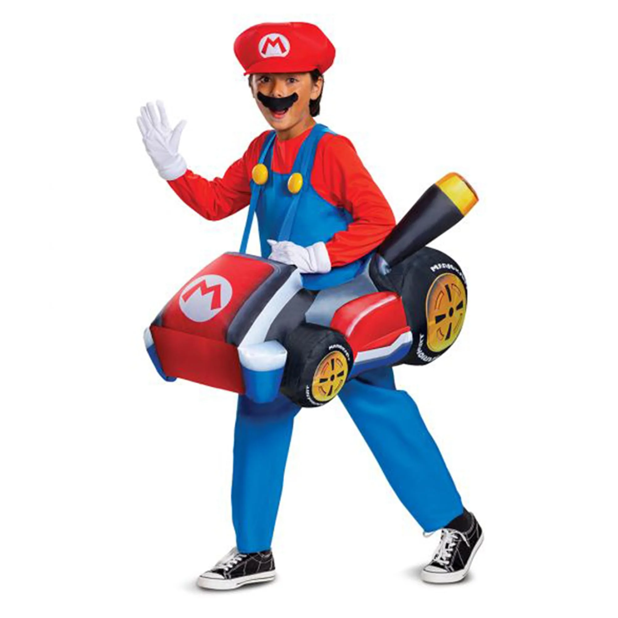 Mario Kart Mario Inflatable Child Costume | One Size - Image 3