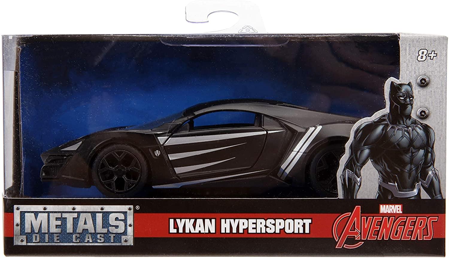 Marvel 1:32 Black Panther W Motors Lykan HyperSport Diecast Car - Image 3