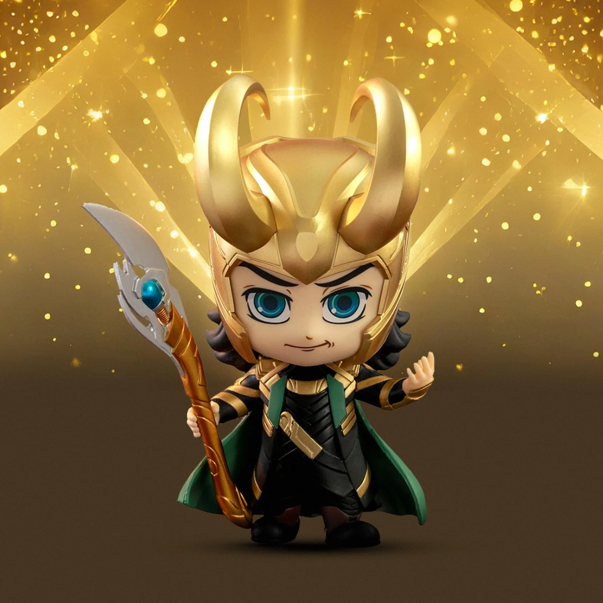 Marvel Avengers: Endgame Loki Cosbaby (S) Bobblehead - Image 2