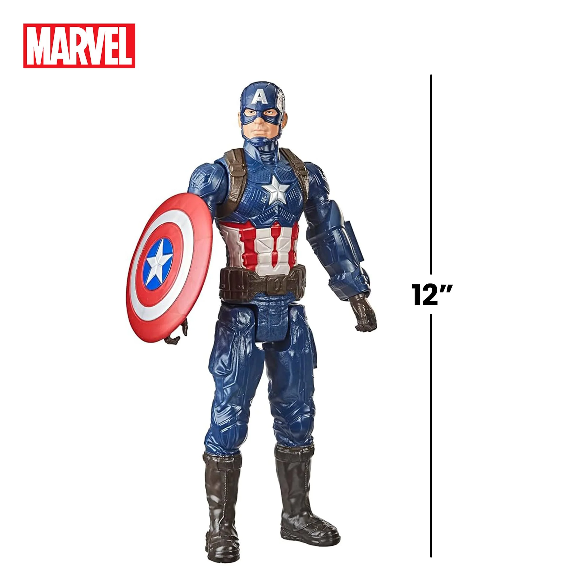 Marvel Avengers Titan Hero Captain America Action Figure - Image 2