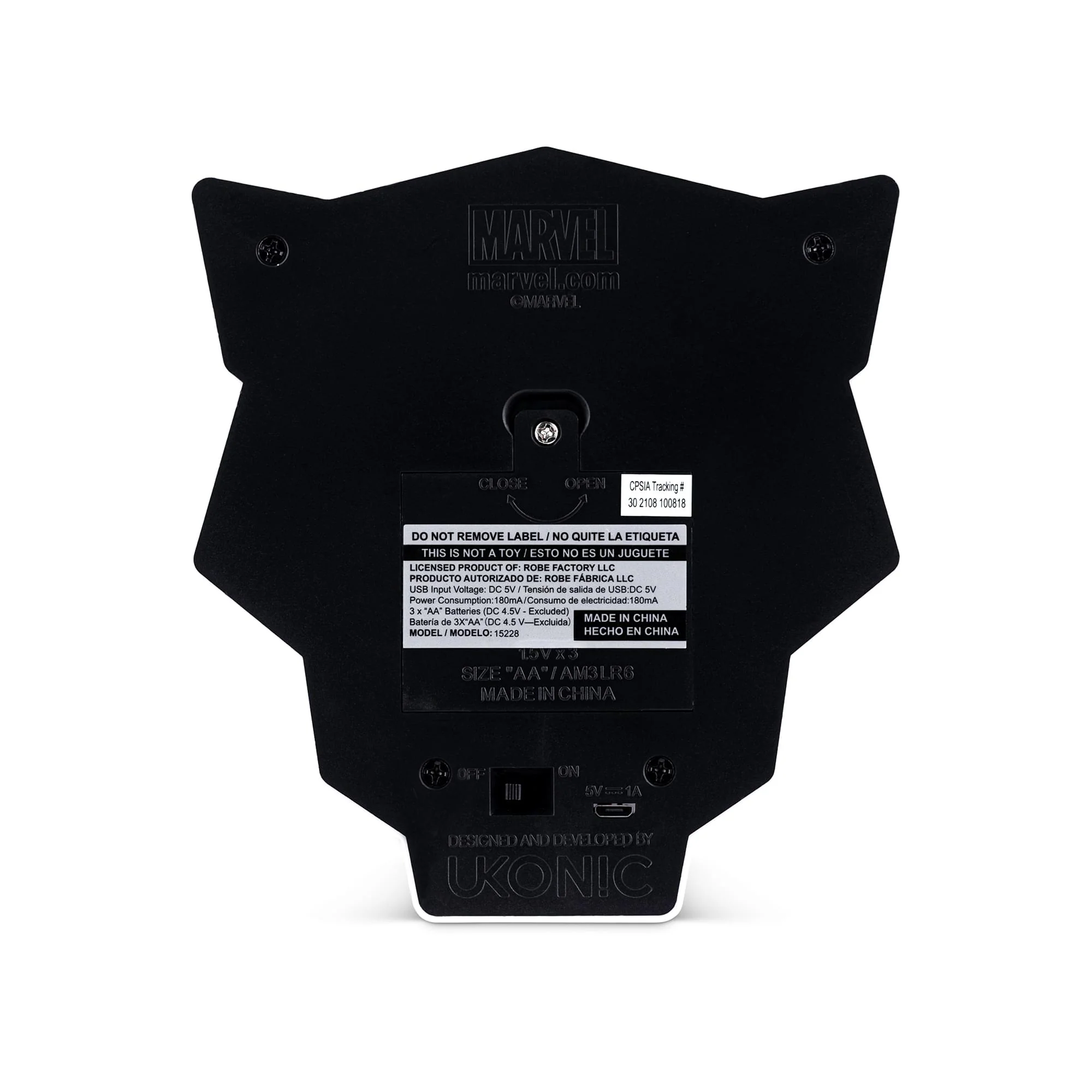 Marvel Black Panther LED Mood Light | Black Panther Mood Light Figure | 6 Inches - Image 4