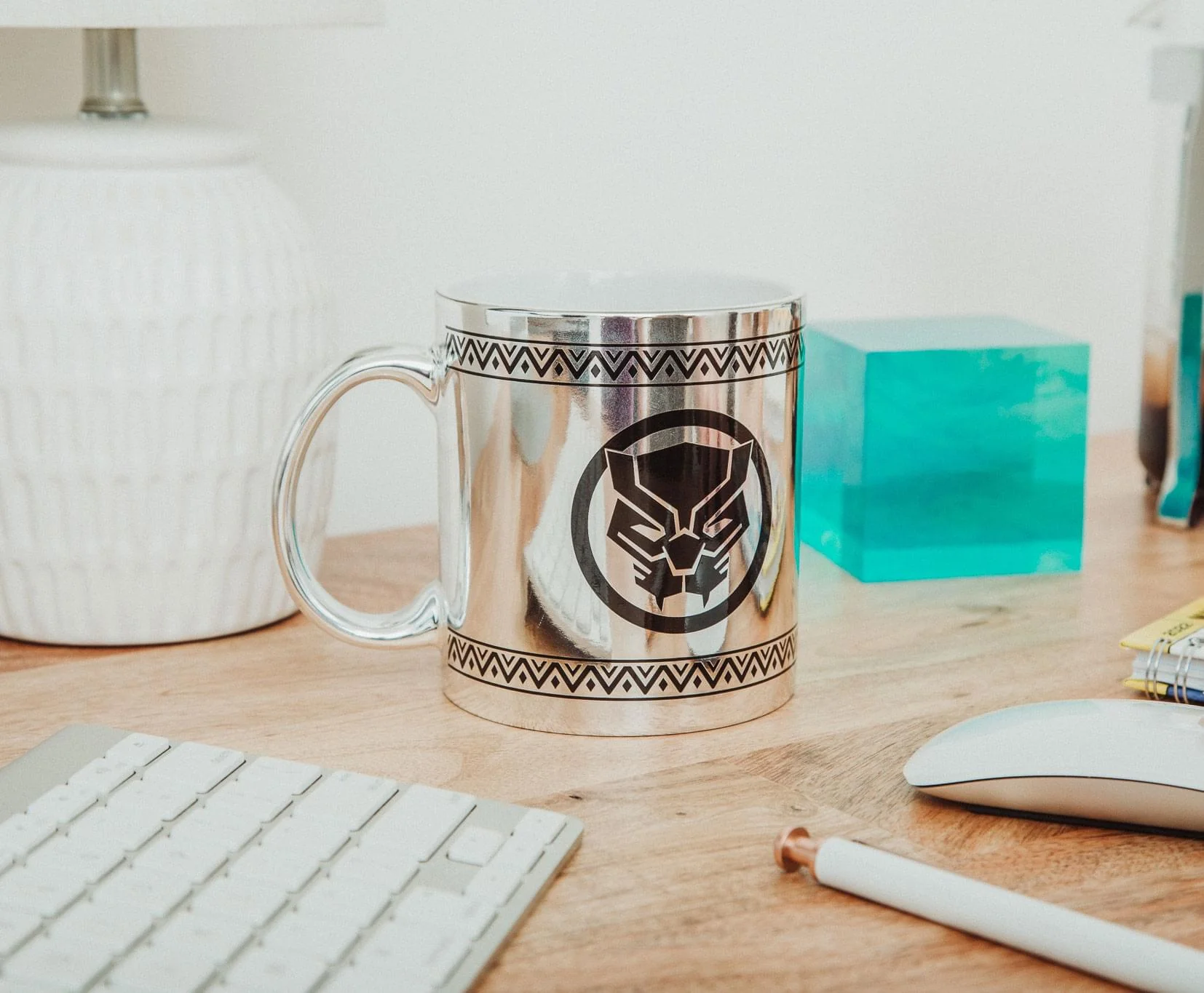 Marvel Black Panther Tribal Borders Electroplated Ceramic Mug | Holds 20 Ounces - Image 2