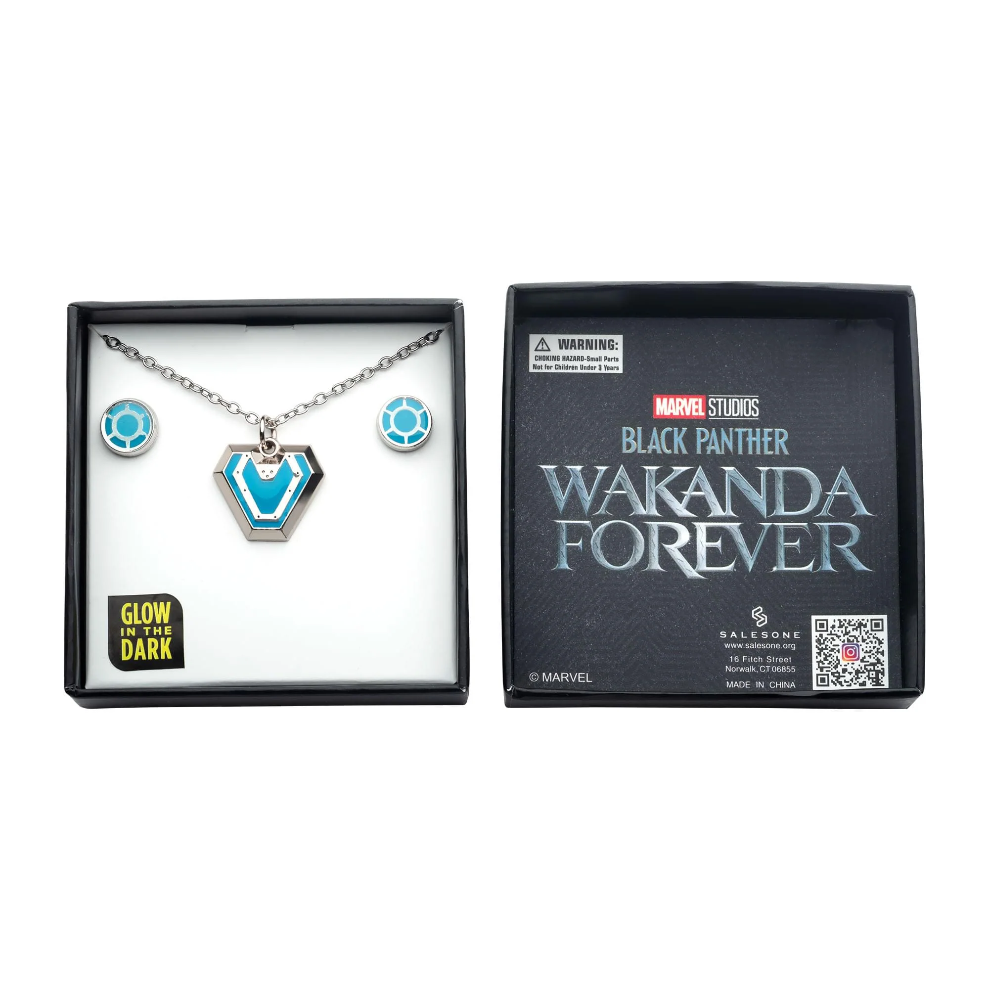Marvel Black Panther: Wakanda Forever 2-Piece Ironheart Necklace and Earring Set - Image 2