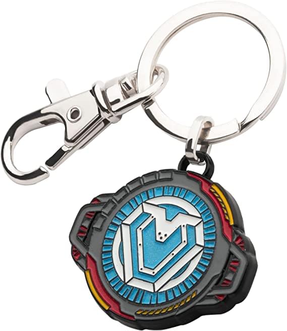 Marvel Black Panther Wakanda Forever Ironheart Badge Keychain - Image 2
