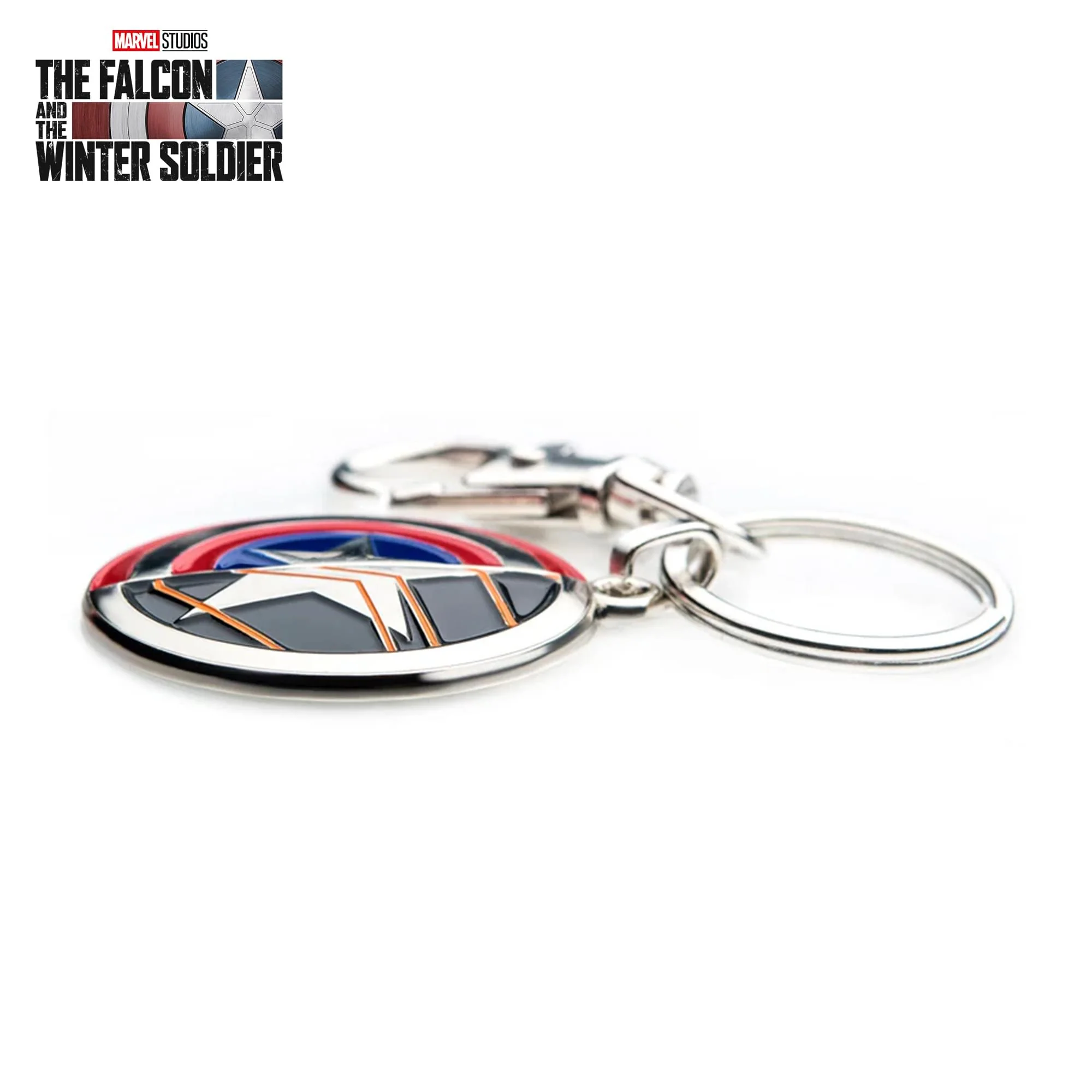 Marvel Captain America/ Winter Soldier Enamel Keychain - Image 5