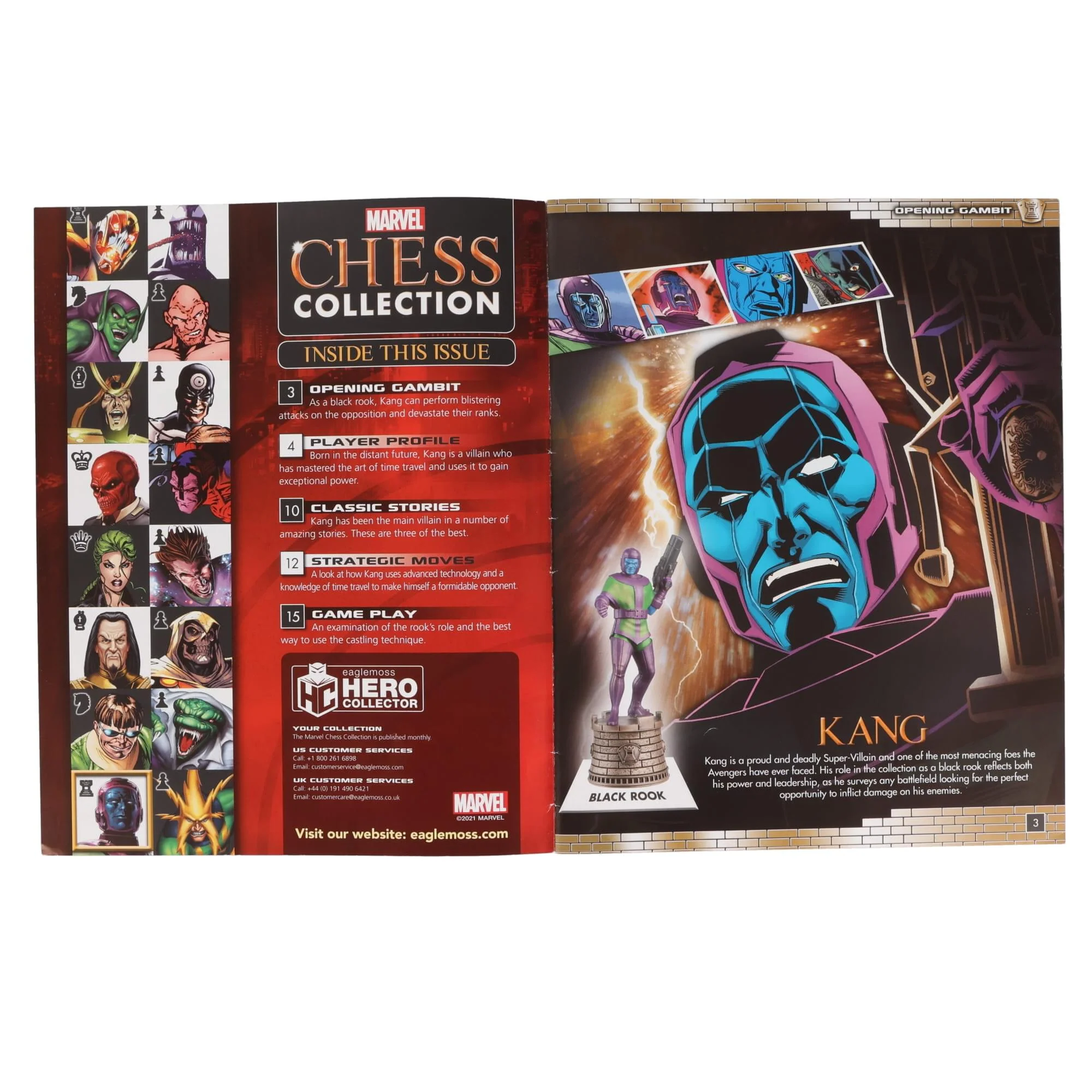 Marvel Chess Collection #11 Kang (Rook) | Magazine Only - Image 4