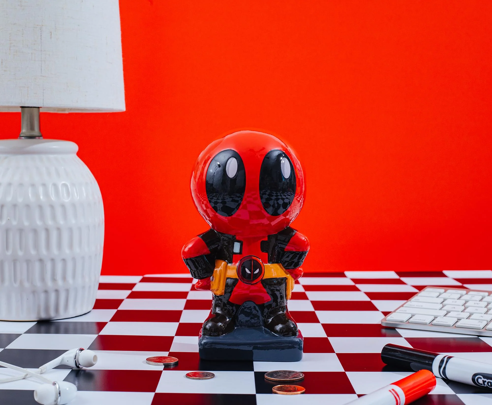 Marvel Deadpool Chibi 9-Inch Ceramic Money Bank - Image 9