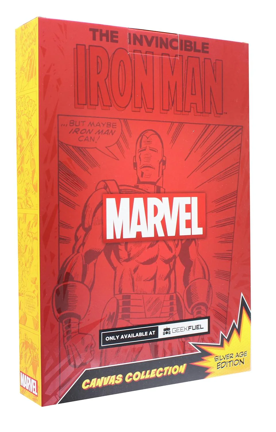 Marvel Comic Cover 9 x 5 Inch Canvas Wall Art | Invincible Iron Man #1 - Image 3