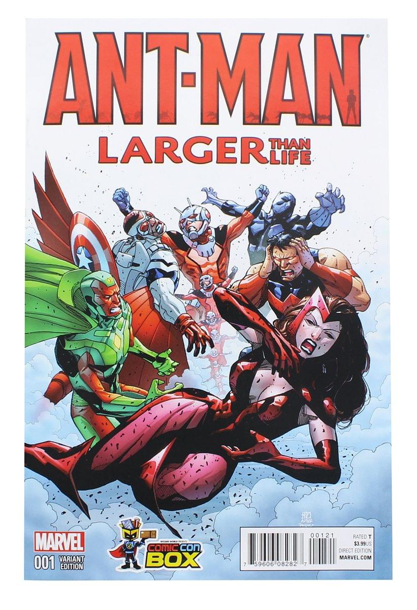 Marvel Comics Ant-Man Larger Than Life #001 Comic Con Box Double Sided Issue
