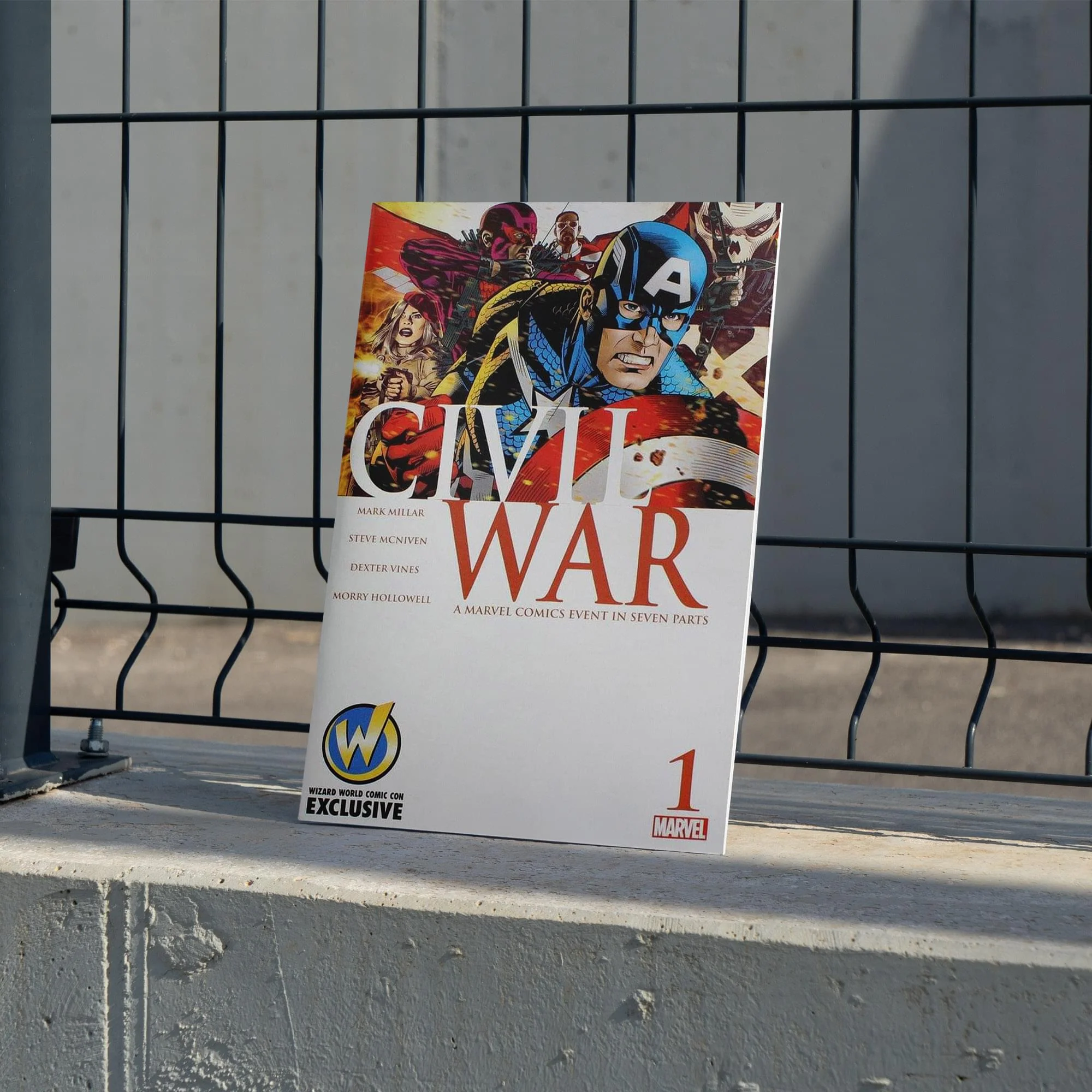 Marvel Comics Civil War #1 | WW New Orleans 2016 Cover - Image 3