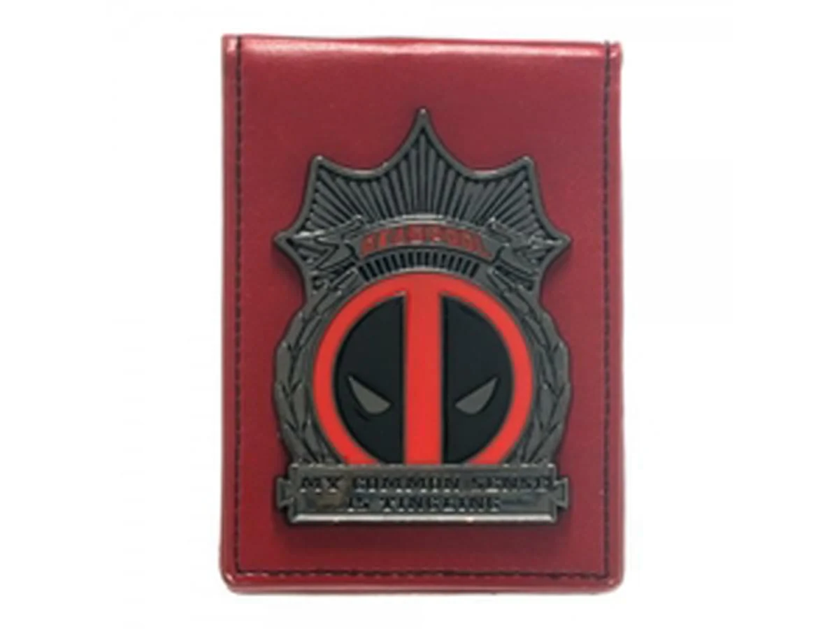Marvel Comics Deadpool Common Sense Tingling Badge Wallet