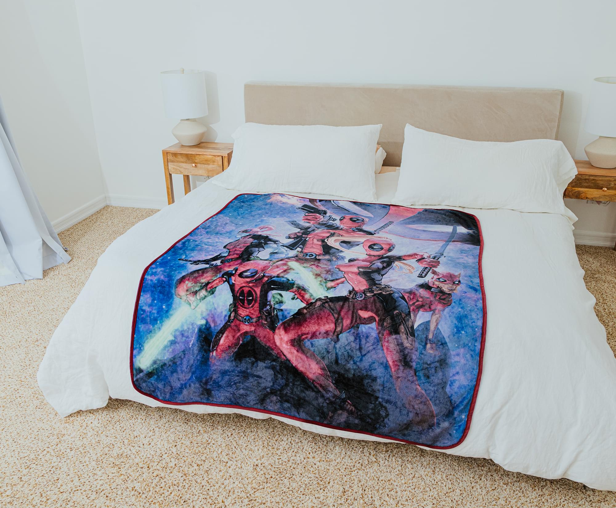 Marvel Comics Deadpool Corps Raschel Throw Blanket | 50 x 60 Inches - Image 6