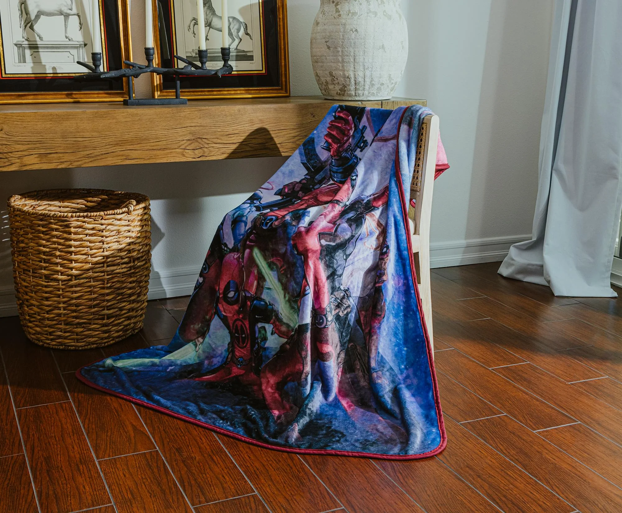 Marvel Comics Deadpool Corps Raschel Throw Blanket | 50 x 60 Inches - Image 7