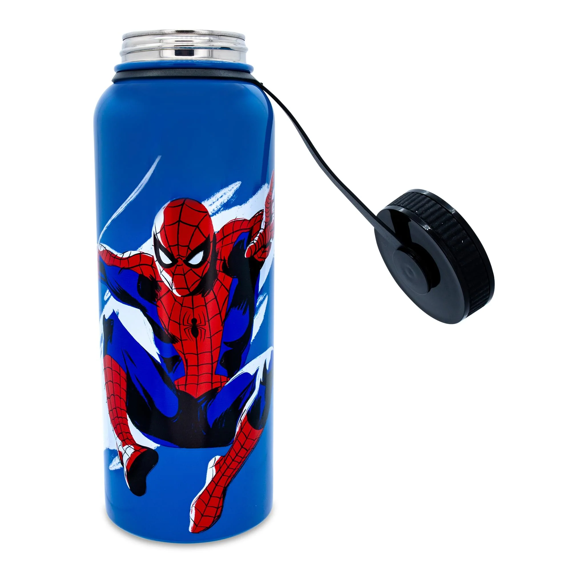 Marvel Comics Spider-Man Stainless Steel Water Bottle | Holds 42 Ounces - Image 3