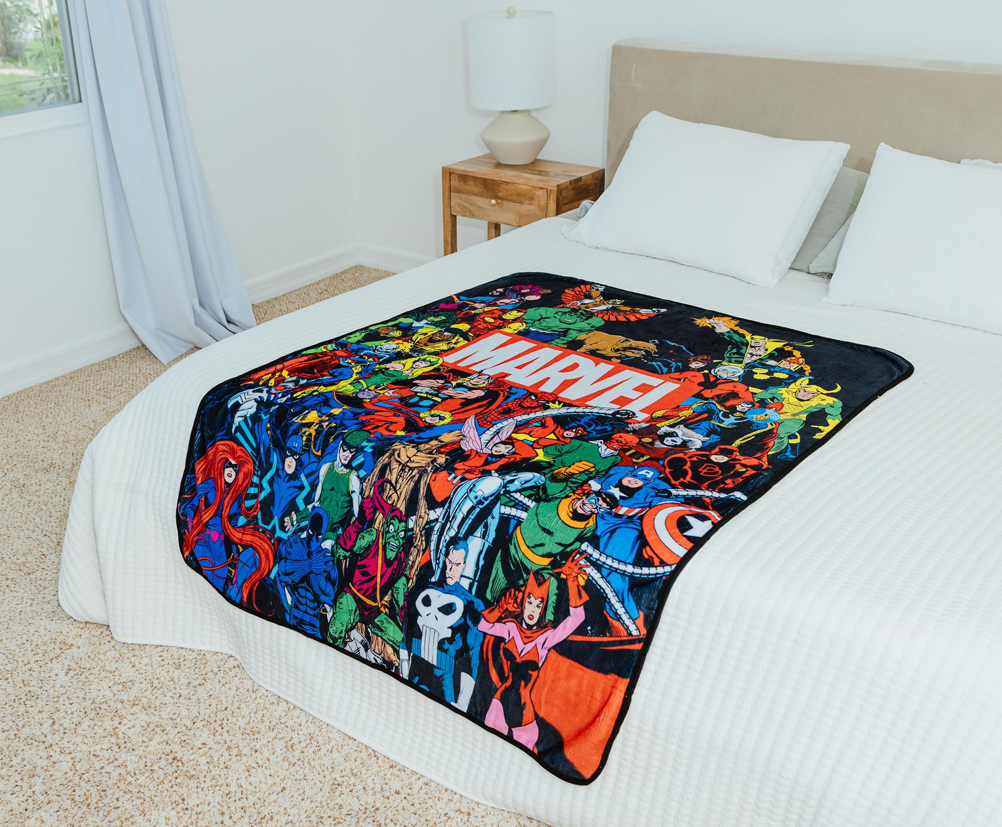 Marvel Comics Superheroes Fleece Throw Blanket | 45 x 60 Inches - Image 8
