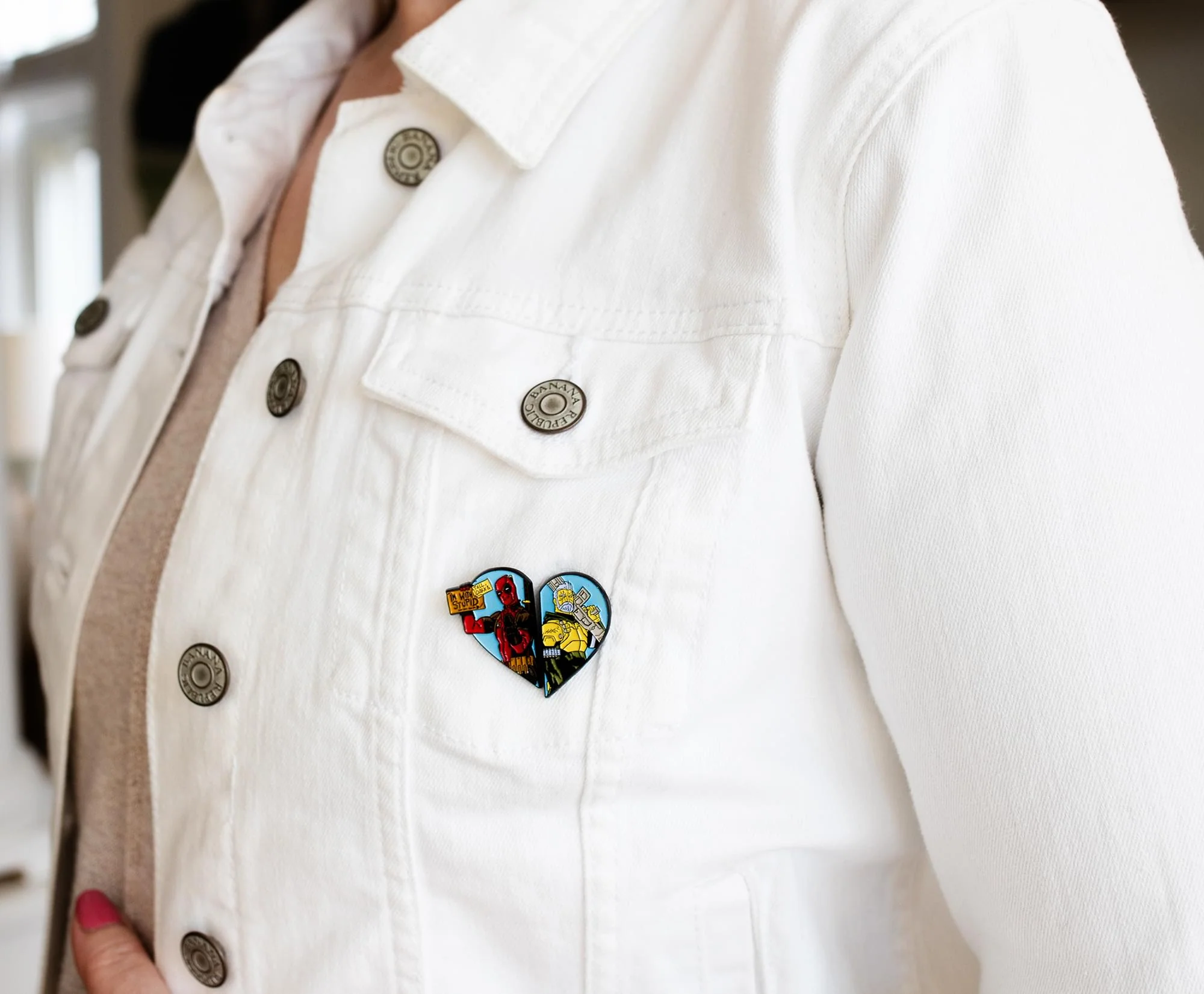 Marvel Deadpool and Cable Limited Edition Enamel Pin | NYCC 2018 Exclusive - Image 5