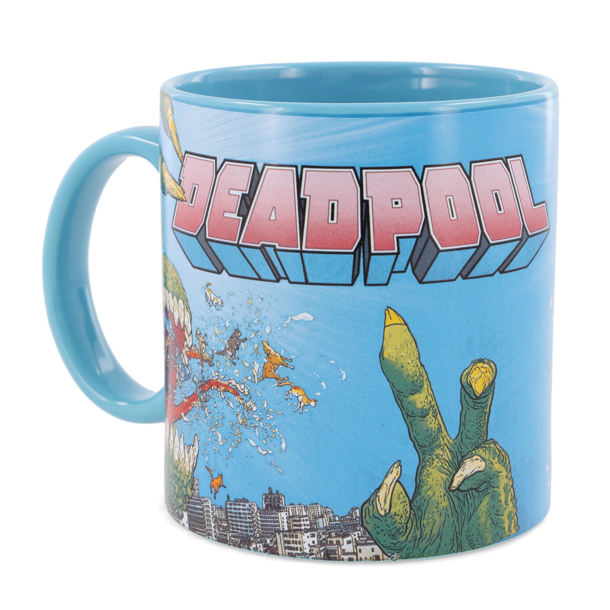 Marvel Deadpool and Unicorn "Best Mug Ever" Ceramic Mug | Holds 20 Ounces - Image 2