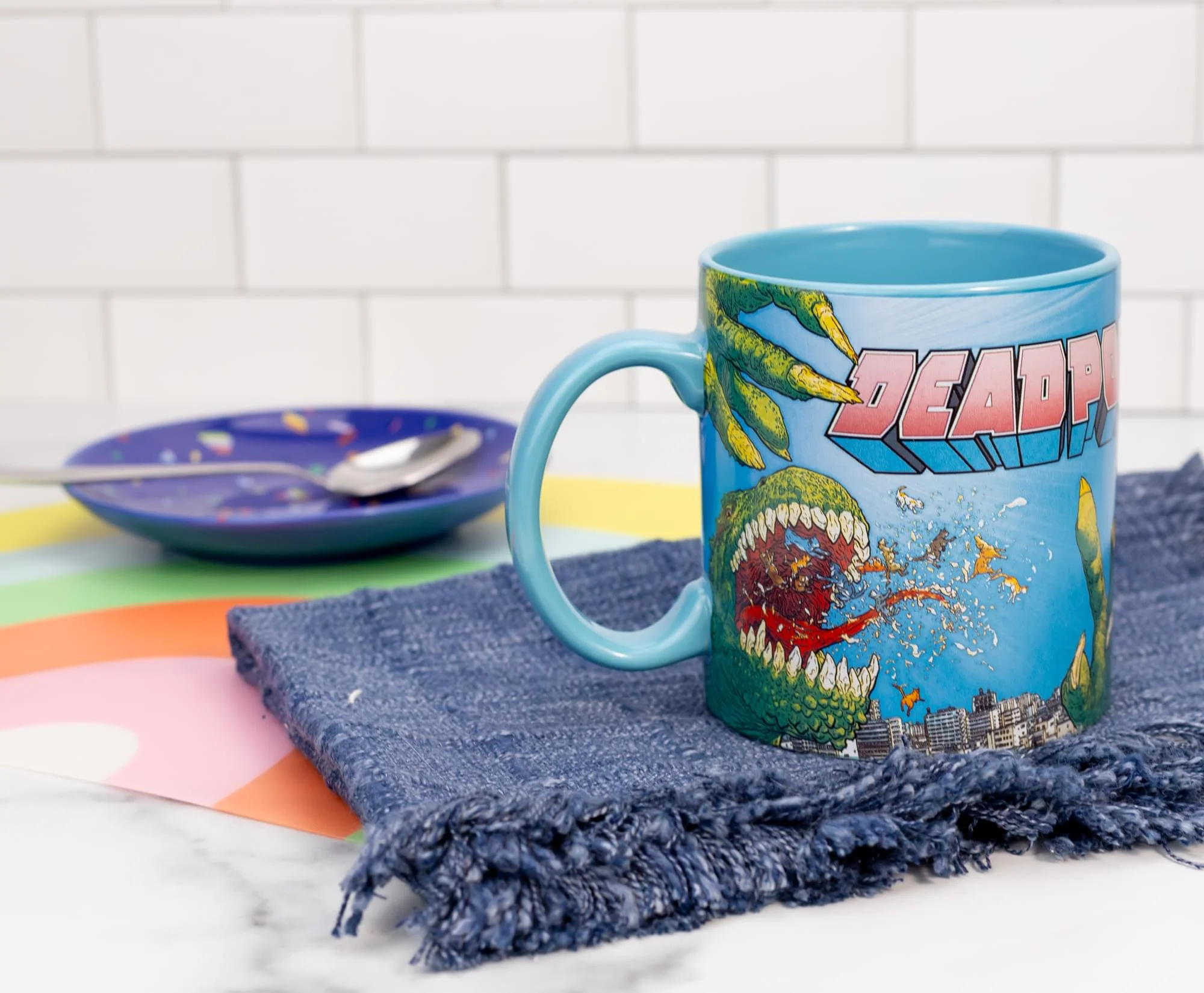 Marvel Deadpool and Unicorn "Best Mug Ever" Ceramic Mug | Holds 20 Ounces - Image 6