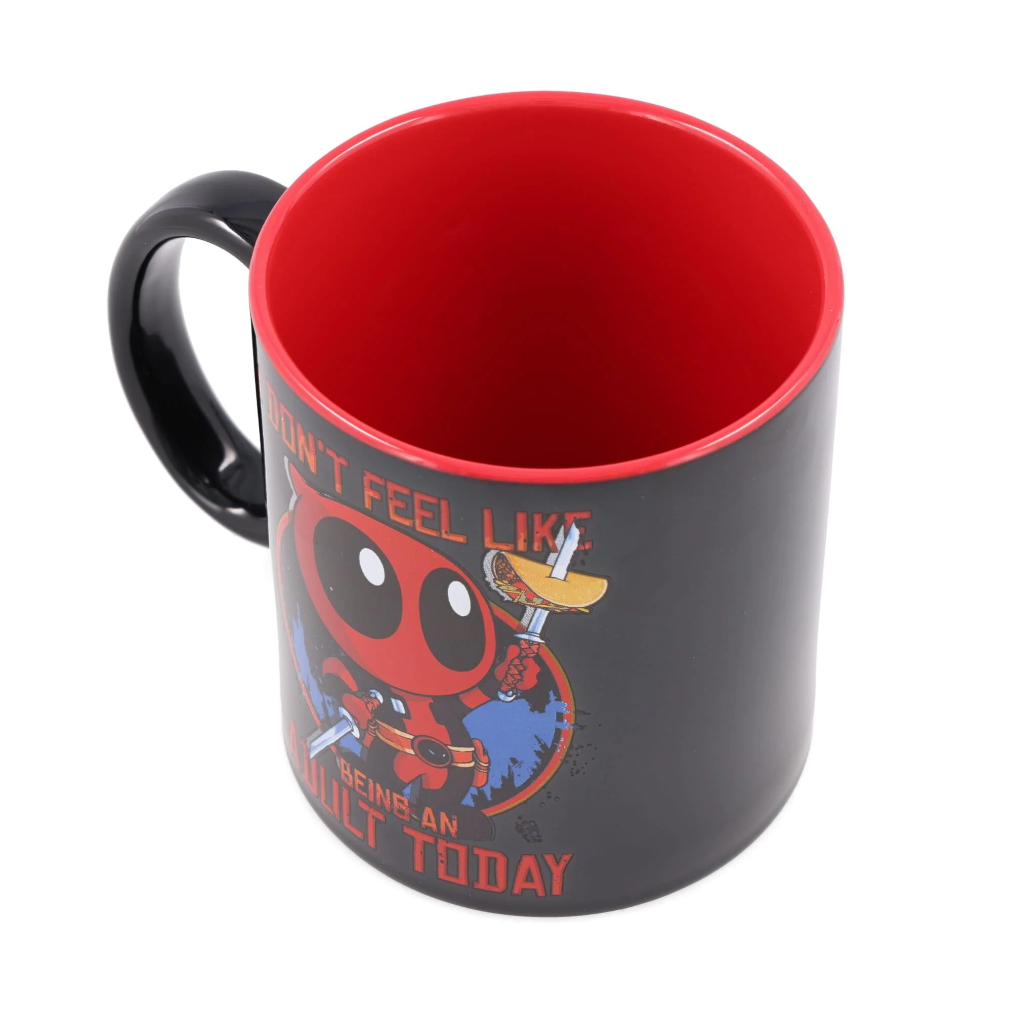 Marvel Deadpool "Don't Feel Like Being An Adult" Ceramic Mug | Holds 20 Ounces - Image 3