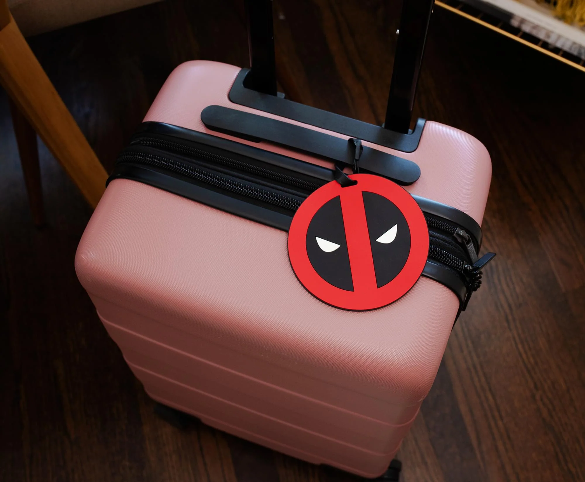 Marvel Comics Deadpool Logo Travel Luggage Tag With Suitcase ID Card Label - Image 4