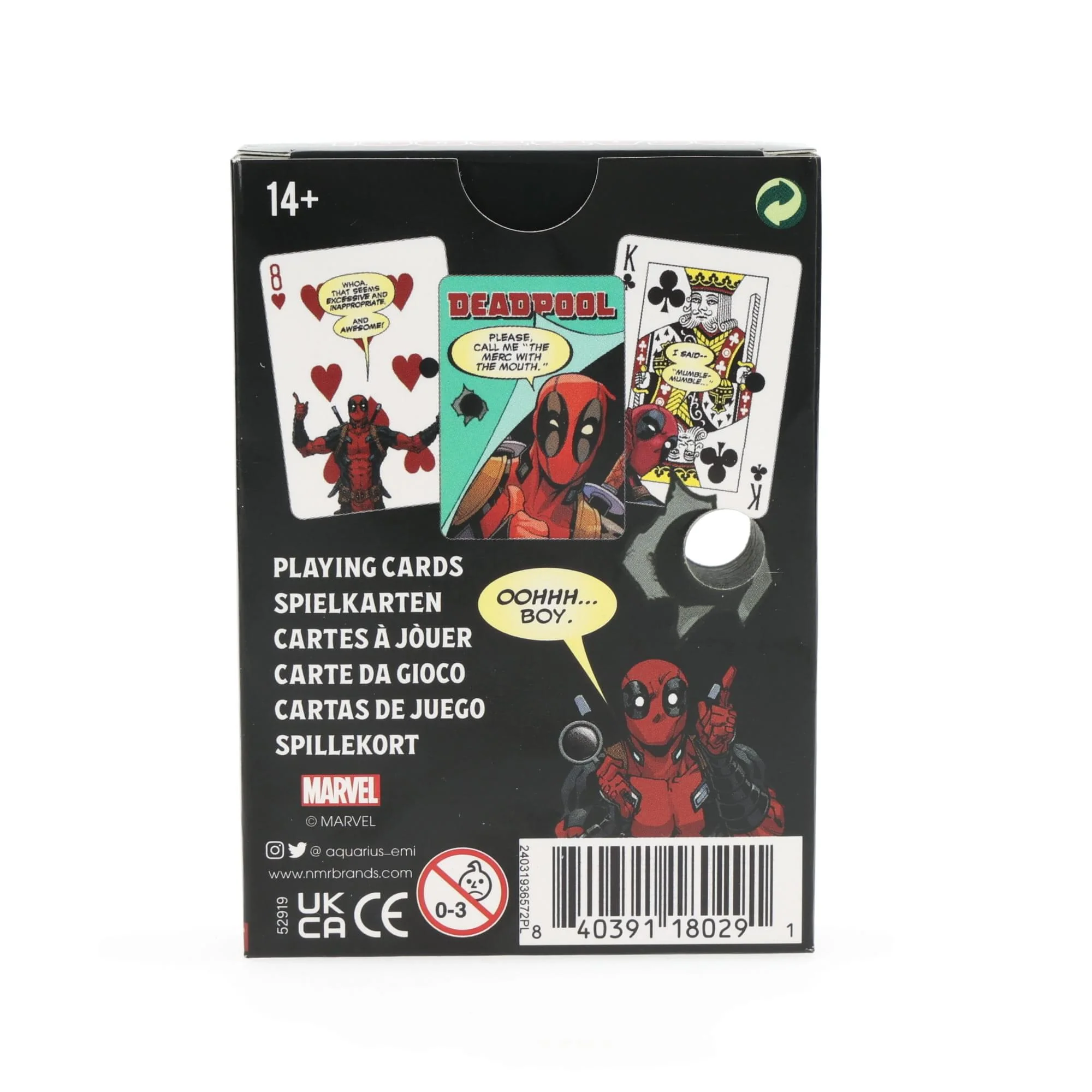 Marvel Deadpool Quotes Playing Cards - Image 6