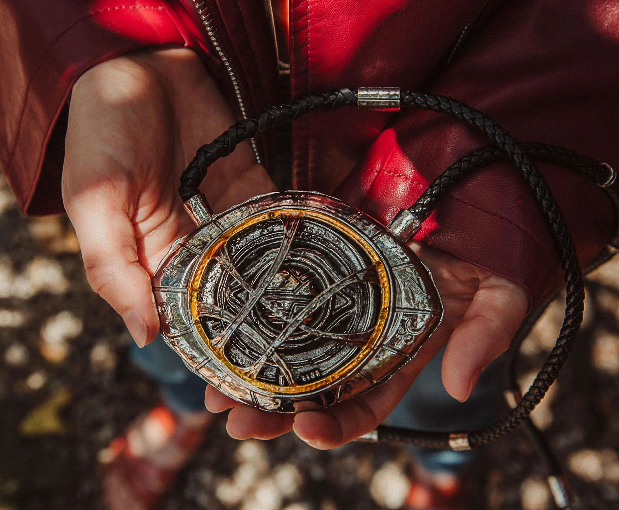 Marvel Doctor Strange In The Multiverse of Madness Brass Eye Of Agamotto Replica - Image 5