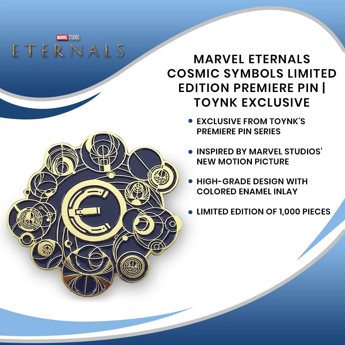 Marvel Eternals Cosmic Symbols Limited Edition Premiere Pin | Toynk Exclusive - Image 7