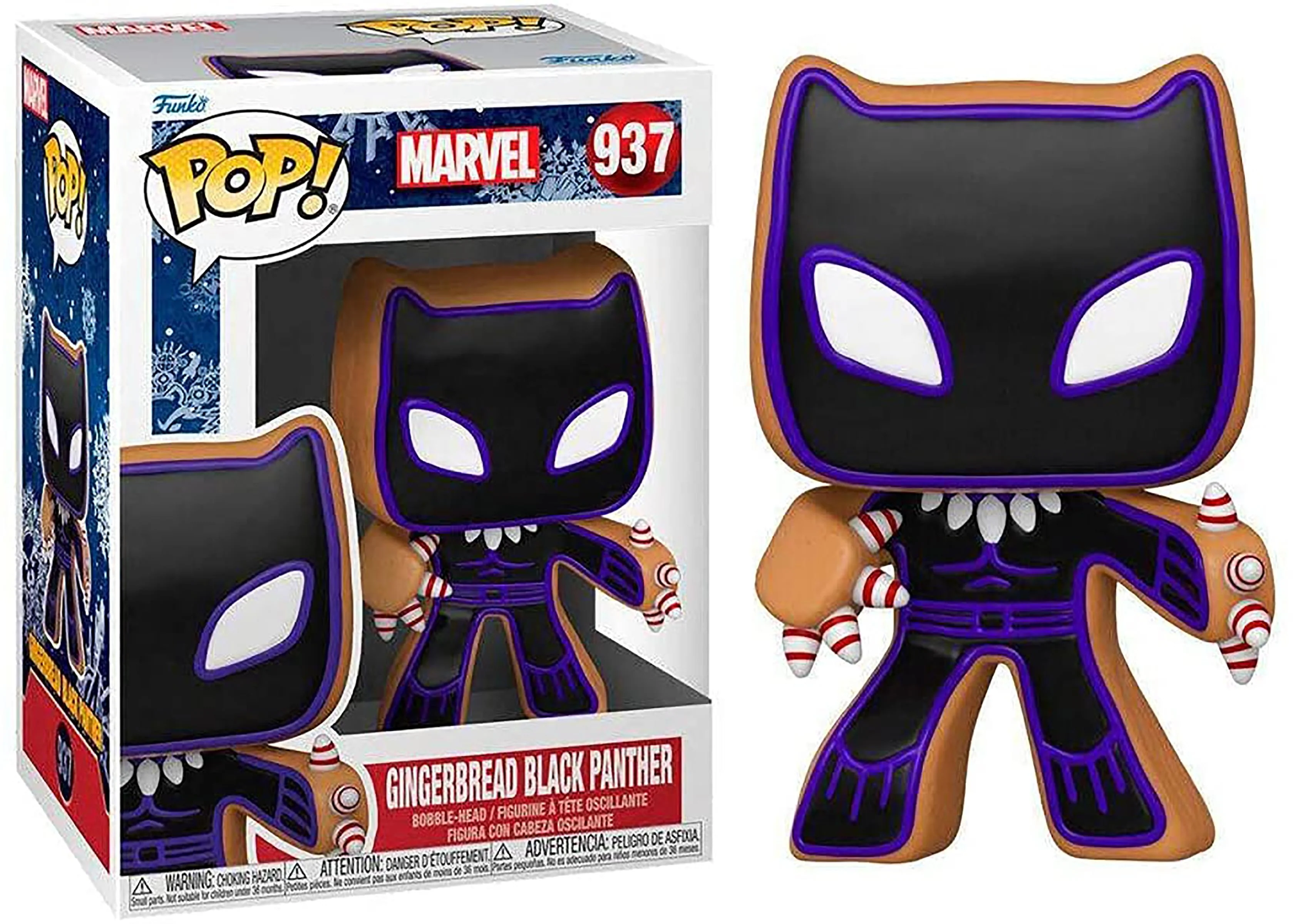 Marvel Funko Holiday POP Vinyl Figure | Gingerbread Black Panther - Image 2